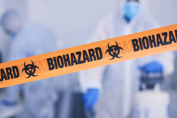 Professional Blood Cleanup technician working in Acton, CA